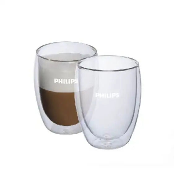 Glasses for Latte Macchiato PHILIPS set of 2 pcs. - Аксесоари за кафемашини<<<Кафемашини<<<Малки