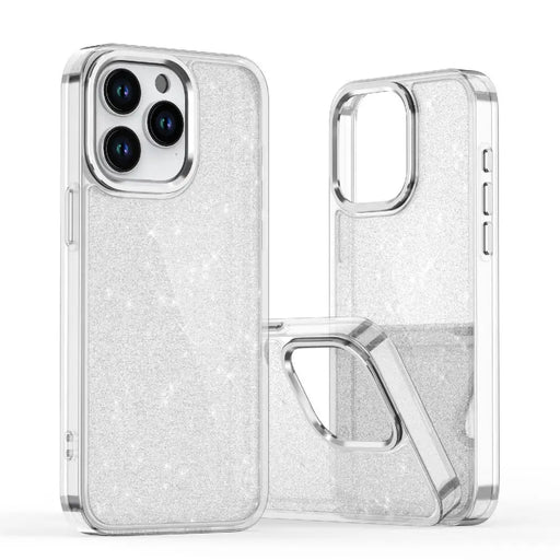 Glitter Case for iPhone 16 Pro Max - transparent with glitter - Cell phone cases and covers<<<HurtelXML