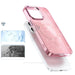 Glitter Case MagSafe for iPhone 16 Pro Max - pink with glitter - Cell phone cases and covers<<<HurtelXML