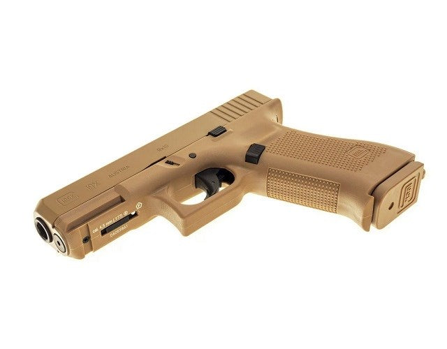 Glock 19X 4,5 mm coyote BB CO2 shot air pistol.