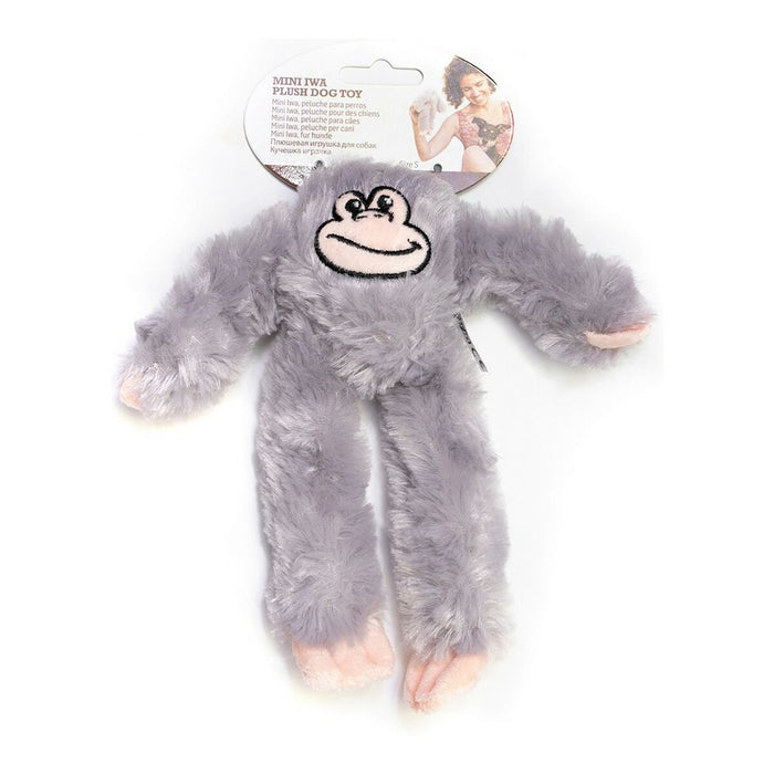 Soft toy for dogs Gloria Iwa Grey Polyester polypropylene Monkey