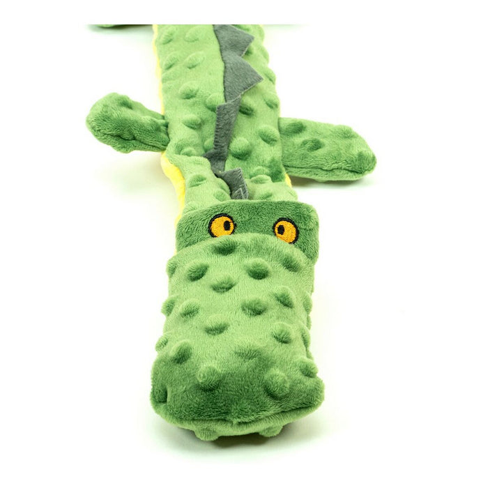 Soft toy for dogs Gloria Dogmonsters Green 100 % polyester Crocodile 65 x 5 x 6 cm