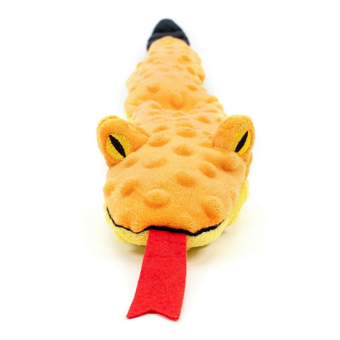 Soft toy for dogs Gloria Dogmonsters Orange 100 % polyester Snake 65 x 5 x 6 cm