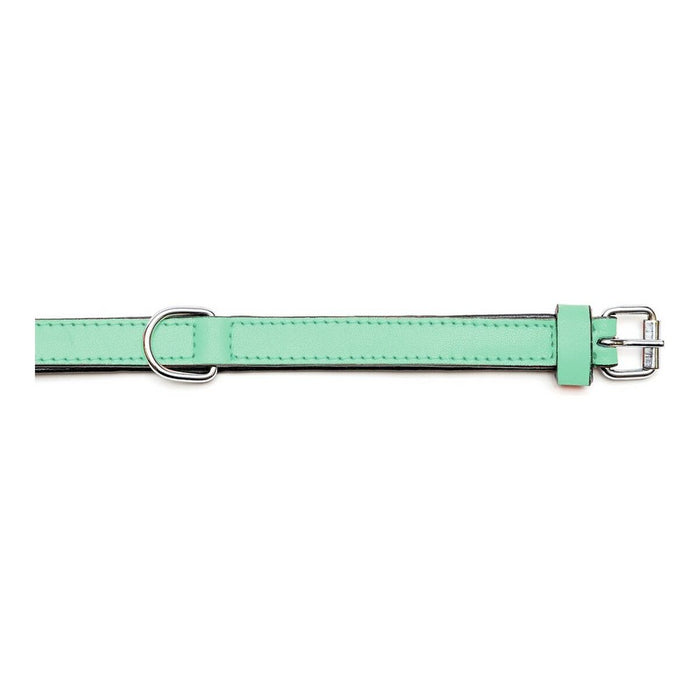 Dog collar Gloria Padded Green (40 x 2 cm)