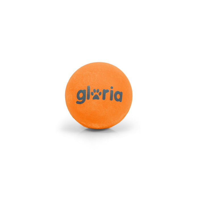 Pet Ball Gloria PLAY AND RUN Yellow Foam TPR S 4,5 cm 2 Units