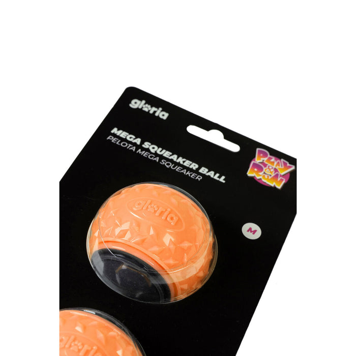 Pet Ball Gloria PLAY AND RUN Orange TPR M 6,35 cm 2 Units