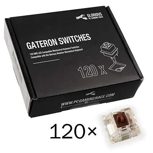 Glorious Gateron Brown Switches (120 pieces) - Геймърски аксесоари<<<Геймърска периферия<<<ValiAPI