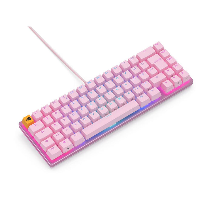 Glorious GMMK 2 Pink Compact Gaming Mechanical Keyboard- Fox Switches UK-Layout - Геймърски клавиатури<<<Геймърска