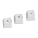 Glorious Keycaps - 114 PBT Arctic White - Геймърски аксесоари<<<Геймърска периферия<<<ValiAPI