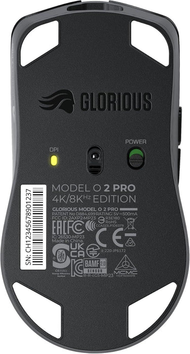 Гейминг мишка Glorious - Model O 2 PRO, оптична, 1K, безжична, черна