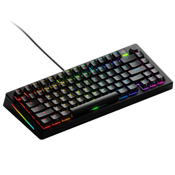 Glorious GMMK 3 Gaming Mechanical Keyboard 75% Black - Fox Linear Switches
