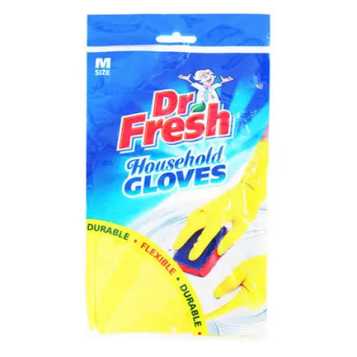 GLOVES LATEX L SIZE DR. FRESH - Продукти за почистване<<<Домашни потреби<<<Кухня<<<Praktiker