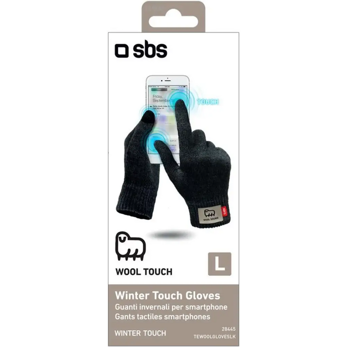 Gloves SBS TEWOOLGLOVESLK - Аксесоари за смартфон<<<Аксесоари<<<TechMart&&&Аксесоари за смартфон<<<Телефони и