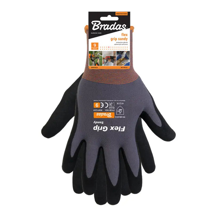 GLOVES SIZE: 10 BRADAS FLEX GRIP - Ръкавици<<<Работно облекло<<<Инструменти и железария<<<Praktiker