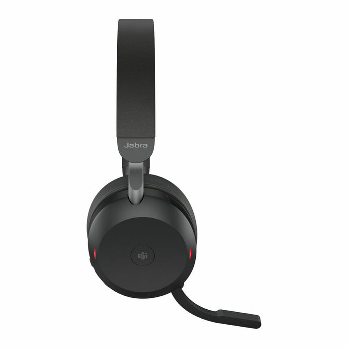 JABRA Evolve2 75 Headset on-ear Bluetooth wireless active noise cancelling USB-A noise isolating black Certified for Microsoft T