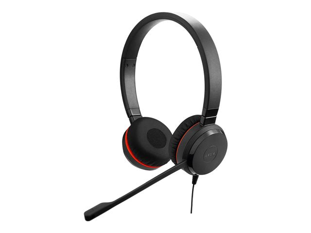 JABRA Evolve 30 II UC stereo Headset on-ear wired 3.5 mm jack