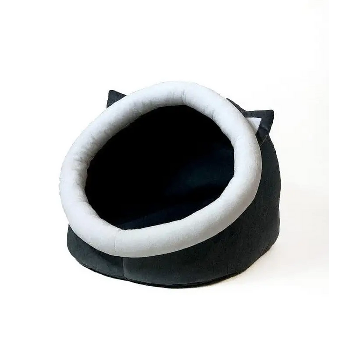 GO GIFT cat bed - graphite-white - 40x45x34 cm - To sleepDLK-LEG<<<For the catDLK<<<ActionPL