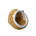 GO GIFT cat bed - yellow-white - 40x45x34 cm - To sleepDLK-LEG<<<For the catDLK<<<ActionPL