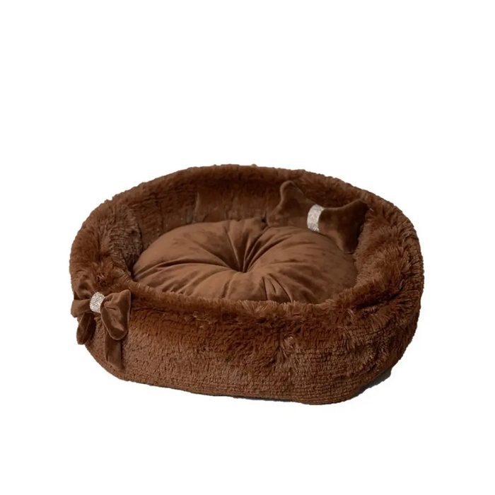 GO GIFT Cocard chocolate XL - pet bed - 65 x 60 x 18cm - To sleep (universal)DLZ-DSU<<<For petsDLZ<<<ActionPL