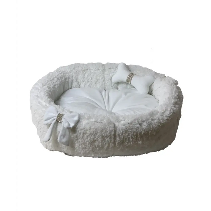 GO GIFT Cocard white L - pet bed - 55 x 52 x 18 cm - To sleep (universal)DLZ-DSU<<<For petsDLZ<<<ActionPL