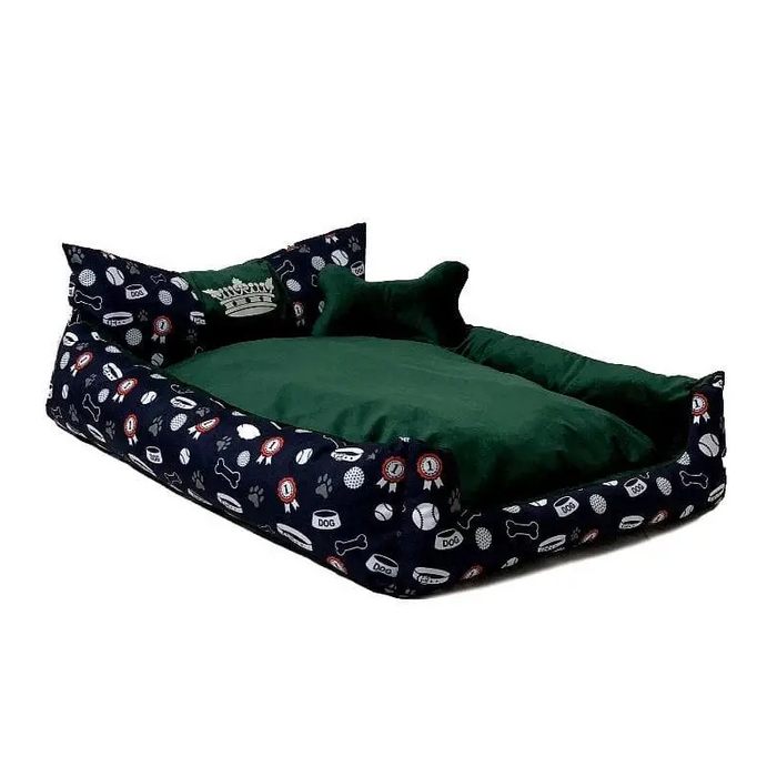 GO GIFT Dog and cat bed L - green - 90x75x16 cm - To sleep (universal)DLZ-DSU<<<For petsDLZ<<<ActionPL