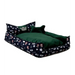 GO GIFT Dog and cat bed XL - green - 100x90x18 cm - To sleep (universal)DLZ-DSU<<<For petsDLZ<<<ActionPL