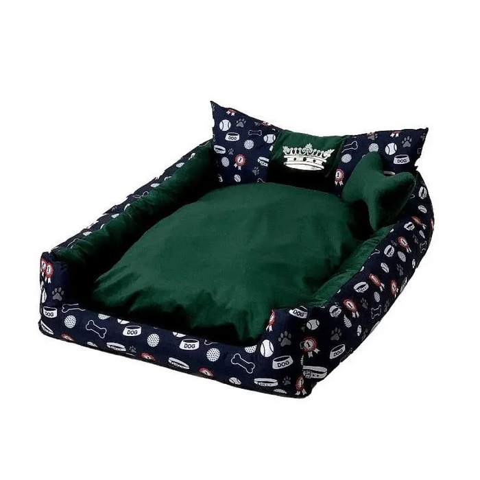 GO GIFT Dog and cat bed XXL - green - 110x90x18 cm - To sleep (universal)DLZ-DSU<<<For petsDLZ<<<ActionPL