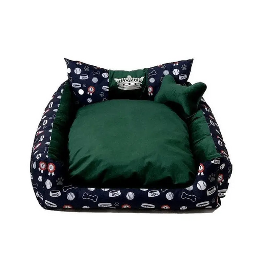 GO GIFT Dog and cat bed XXL - green - 110x90x18 cm - To sleep (universal)DLZ-DSU<<<For petsDLZ<<<ActionPL