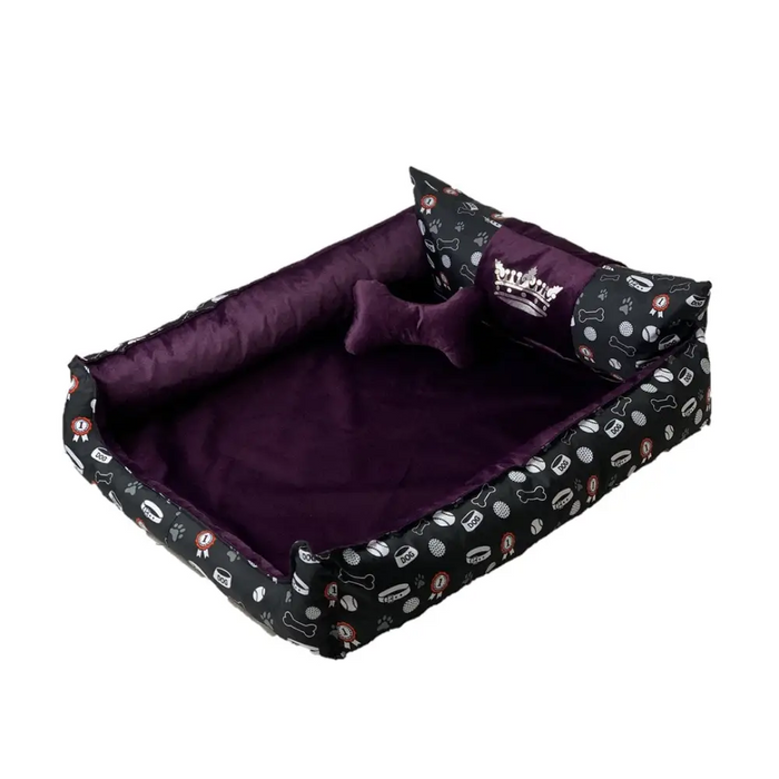 GO GIFT Dog and cat bed XXL - purple - 110x90x18 cm - To sleep (universal)DLZ-DSU<<<For petsDLZ<<<ActionPL