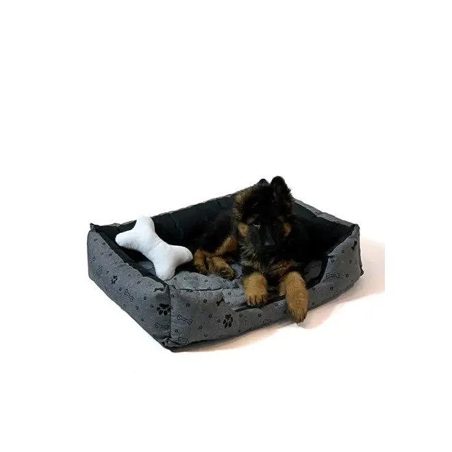 GO GIFT Dog bed XL - graphite - 75x55x15 cm - To sleep (universal)DLZ-DSU<<<For petsDLZ<<<ActionPL