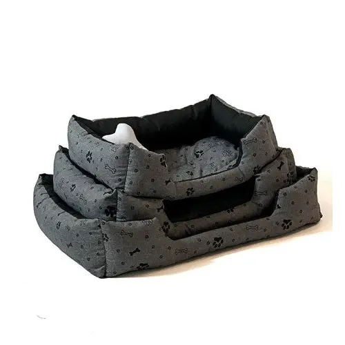 GO GIFT Dog bed XL - graphite - 75x55x15 cm - To sleep (universal)DLZ-DSU<<<For petsDLZ<<<ActionPL