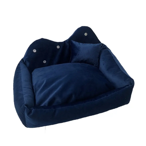 GO GIFT Prince navy blue XL - pet bed - 60 x 45 x 10 cm - To sleep (universal)DLZ-DSU<<<For petsDLZ<<<ActionPL