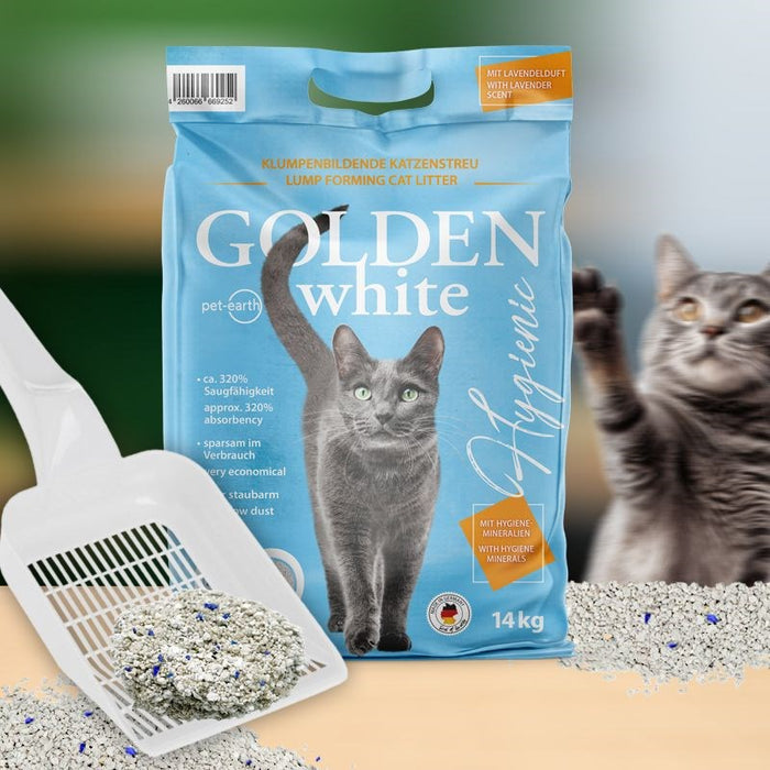 GOLDEN White Hygienic - bentonite litter - 7kg