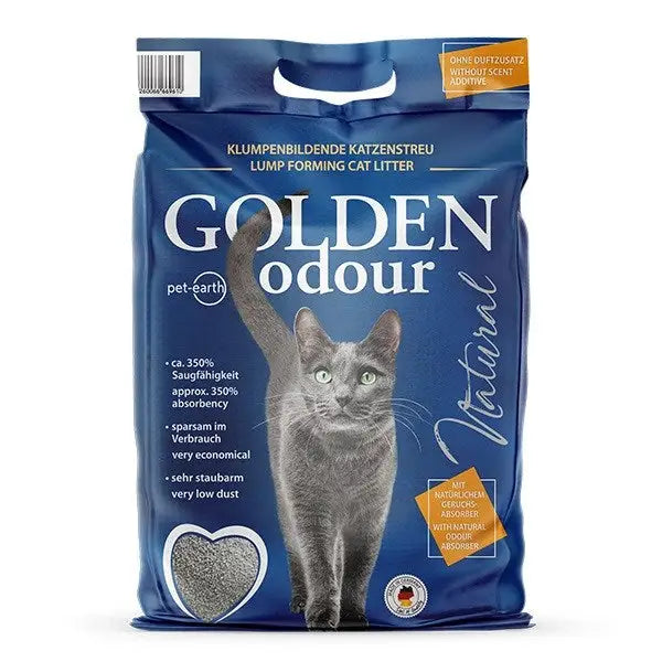 GOLDEN Odour Natural - bentonite litter - 14kg - GritDLK-ZWI<<<For the catDLK<<<ActionPL