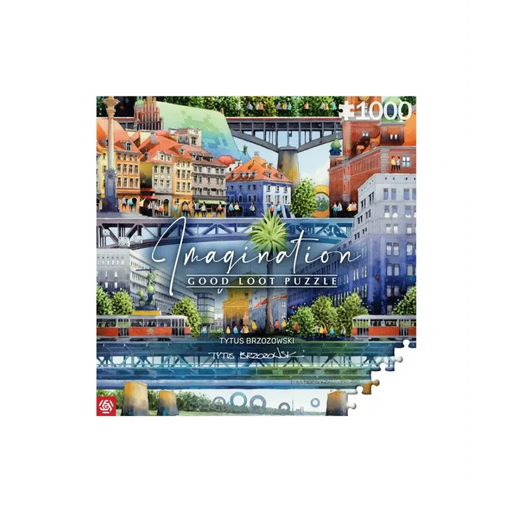 Good Loot Imagination Puzzle: Tytus Brzozowski Warsaw Bridges (1000 elements) - TraditionalPUZ-TRA<<<(Games and Toys)