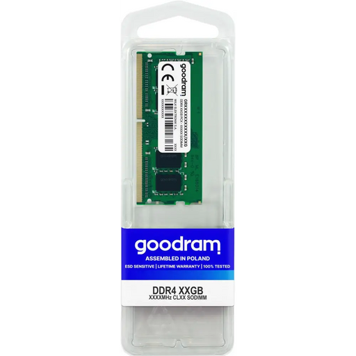 Goodram GR3200S464L22S/16G memory module 16 GB 1 x 16 GB DDR4 3200 MHz - SO-DIMMPAM-SOO<<<Memory devicesPAM<<<ActionPL