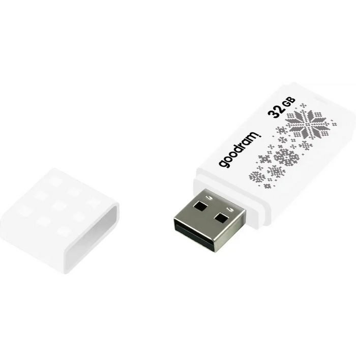 Goodram UME2 Winter USB 32GB Pendrive - White - FlashDrivesPAM-FLD<<<Memory devicesPAM<<<ActionPL&&&Flash