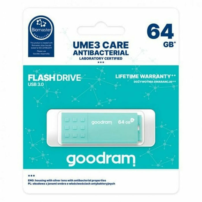 USB stick GoodRam UME3-0640CRR11 Turquoise 64 GB