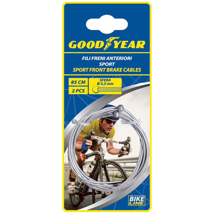 SPORT BRAKE CABLE 85 CM GOODYEAR