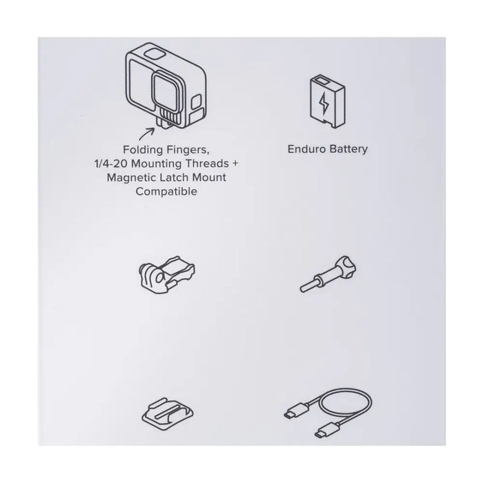 GoPro HERO13 BLACK action sports camera 27.6 MP 5.3K Ultra HD CMOS 25.4 / 1.9 mm (1 / 1.9’’) Wi-Fi 121 g - Sport video