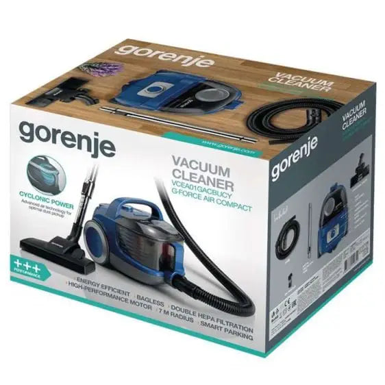 Gorenje VCEA01GACBUCY vacuum cleaner - Прахосмукачки с контейнер<<<Прахосмукачки<<<Малки