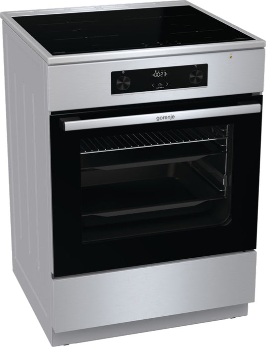 Gorenje GEIT6C60XPG cooker Freestanding cooker Zone induction hob A