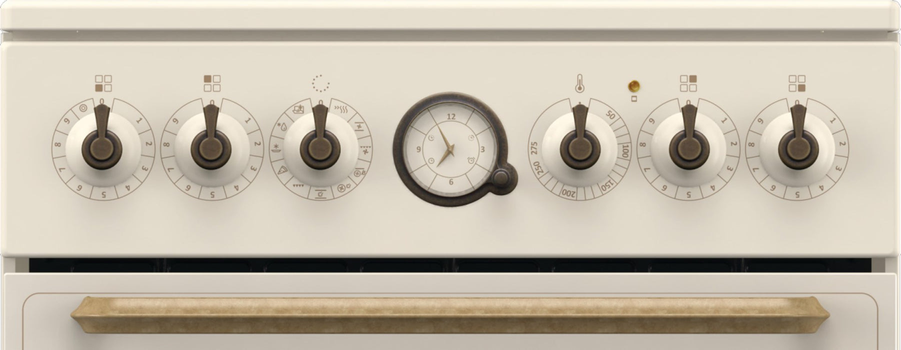 Gorenje GECS5B70CLI Freestanding cooker Electric Ceramic hob Beige