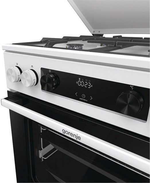Gorenje GKS6C71WF Freestanding cooker with oven White
