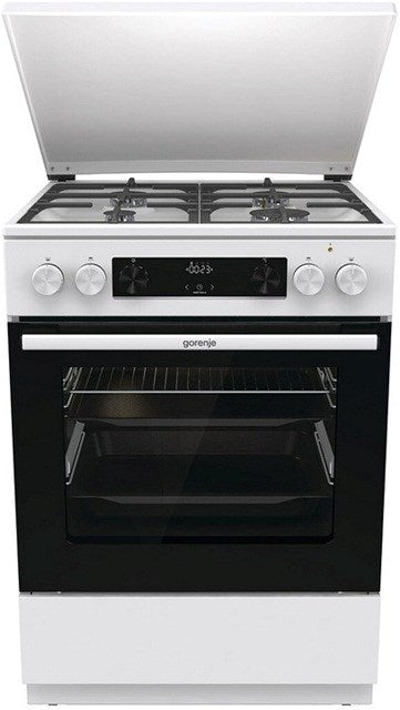 Gorenje GKS6C71WF Freestanding cooker with oven White