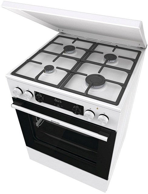 Gorenje GKS6C71WF Freestanding cooker with oven White