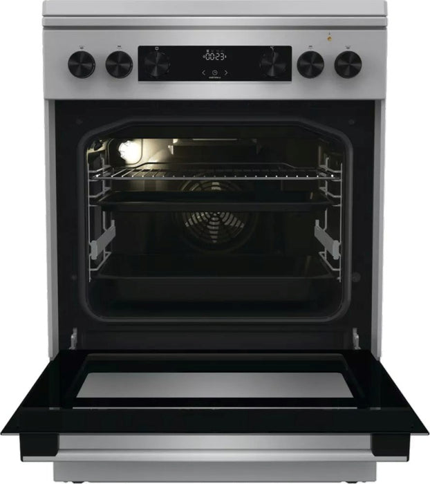 Gorenje GKS6C71XF Freestanding cooker with oven Silver