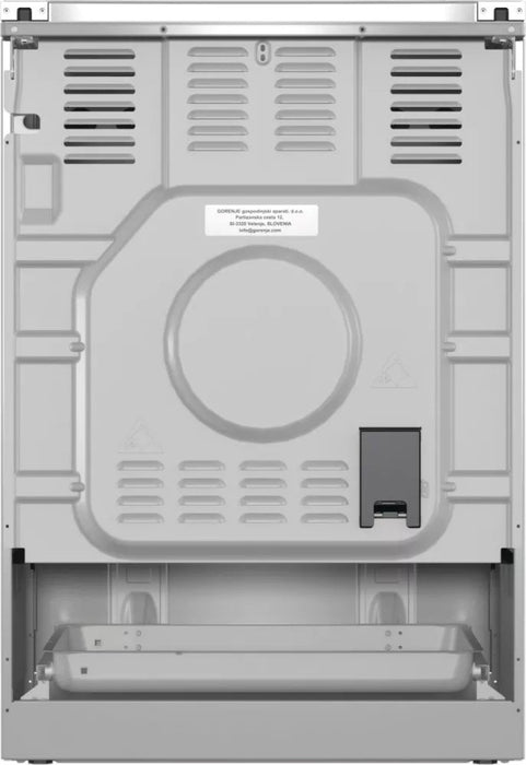 Gorenje GKS6C71XF Freestanding cooker with oven Silver