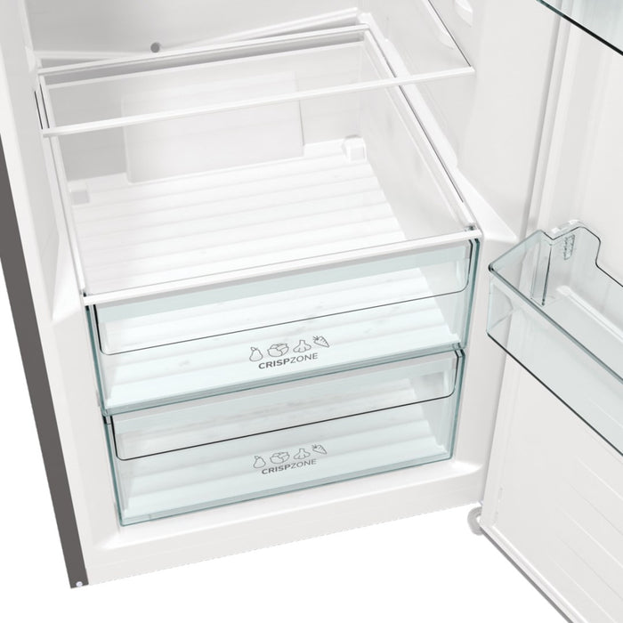 Gorenje R619EES5 fridge Freestanding 398 L E Grey, Metallic