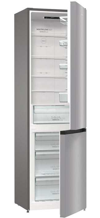 Gorenje NRK6202ES4 fridge-freezer Freestanding 331 L E Grey
